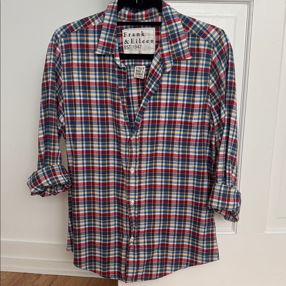 Frank & Eileen Multicolor Plaid Button Down Shirt